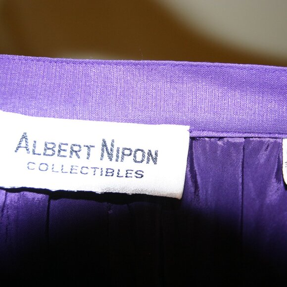 Vintage Albert Nipon Collectibles 100% cotton tiered midi skirt - Picture 3 of 4